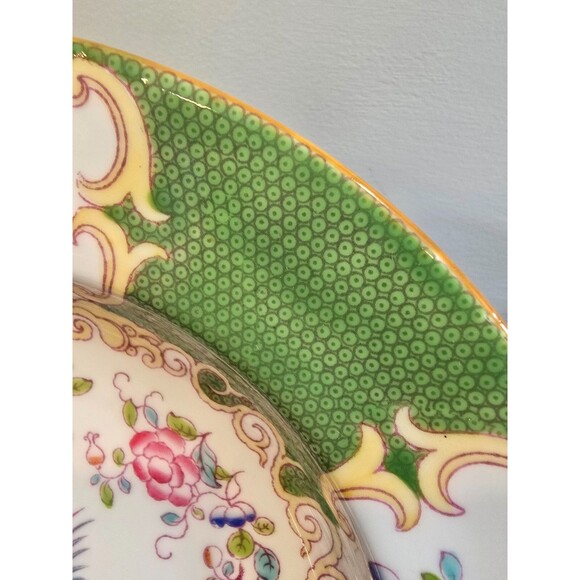 Minton Green Cockatrice Rimmed Soup – Bone China England 1912-1950 – Mult Avail - Picture 5 of 10